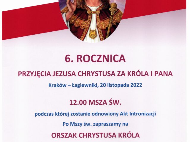 Orszak Chrystusa Króla 20.11.2022 – Kraków
