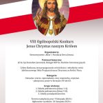 VIII Ogólnopolski KONKURS  „Jezus Chrystus naszym Królem”